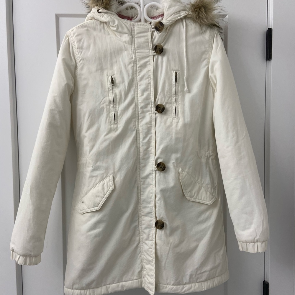 American Eagle Parka with Faux Fur